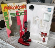 Microscopio - Mikroscosky Analista 900 Giocattolo Vintage Fantastiko Funzionante