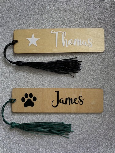Wooden bookmark - wooden,