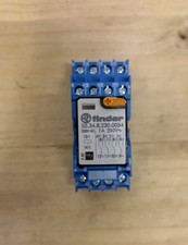 FINDER RELE' INDUSTRIALE 4 CONTATTI 10A 230V 55.34.8.230.0054  + ZOCCOLO 94.74