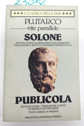 Plutarco vite parallele solone - plutarco,