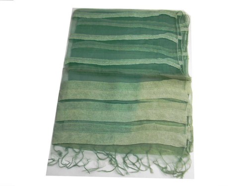 Stola organza seta verde - stola, di