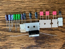 Technics SL-1600 SL-1700 SL-1800 Kit Riparazione Velocità Condensatori Giradischi Recap Set