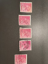 Francobolli Gran Bretagna Regina Elisabetta II Con Errori Di Taglio