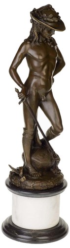 Scultura bronzo david a - bronzo,