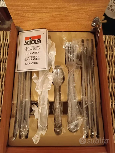 Set posate inox - , custodia