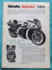Brochure Dixons Bimota SB2 &