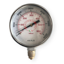 GAS PRESSURE GAUGE Ø 80 MM