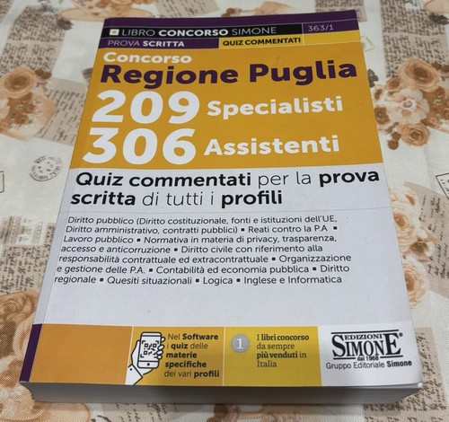 Test regione puglia edizioni - test,