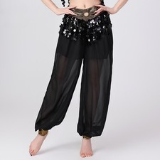 Donna Danza Pantaloni Lustrini