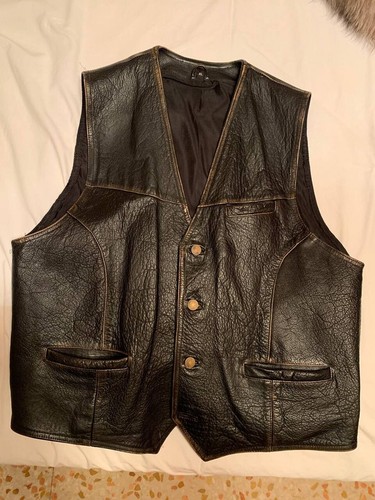 Gilet uomo vera pelle vintage - vera,