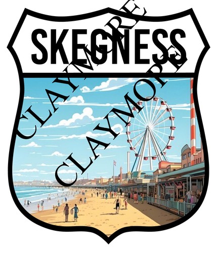 Adesivo auto skegness - adesivo,