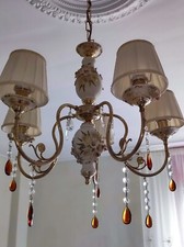 Lampadario Capodimonte Con