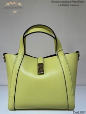 Borsa a spalla in Vera Pelle -