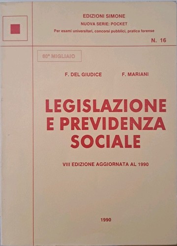 Legislazione previdenza - legislazione, e