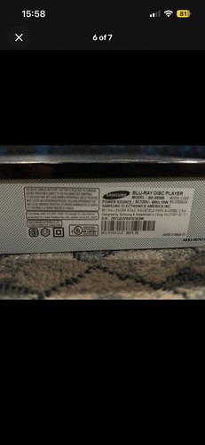 Samsung d5500 blu ray - samsung, blu-ray