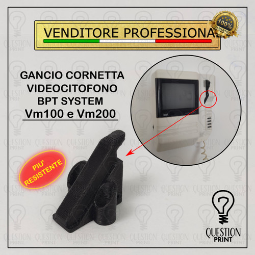 Gancio cornetta videocitofono - gancio,
