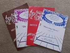 Library Theatre Sheffield - Collection of 4 Vintage 1960s Theatre Programmes