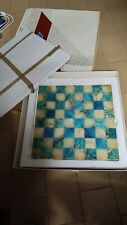 Scacchiera, Set Completo Scacchi In Alabastro Vintage Serono AeA Made In Italy