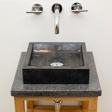 Lavabo in legno di teak incl