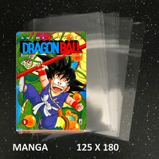 n.100 Buste in ppl per fumetti formato Manga   cm.12,5x18+4,5 60 My con adesivo