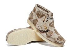 Stivali Clarks Originals BILLIONAIRE BOYS CLUB Wallabee bianco sporco scamosciato UK8.5/EU42.5