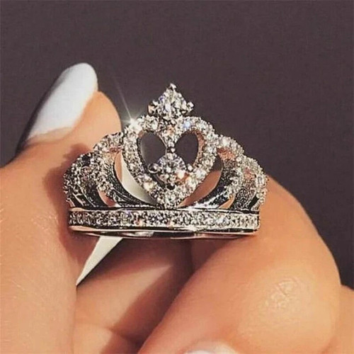 Anello donna moissanite taglio