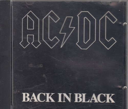 Back black cd album - "back, in