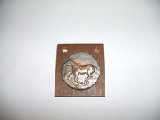 Piccola Medaglietta Cavallo Argento 800 E Legno. Artemis Vicenza 