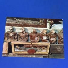 PALERMO - CATACOMBE CAPPUCCINI DETTAGLIO CARTOLINA A COLORI