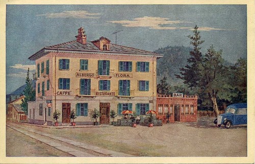 Cartolina val pellice albergo - cartolina,