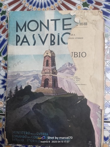 Wwi monte pasubio amedeo tosti - monte,