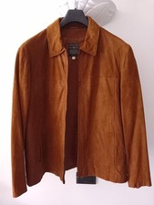 Giacca In Pelle Scamosciata 