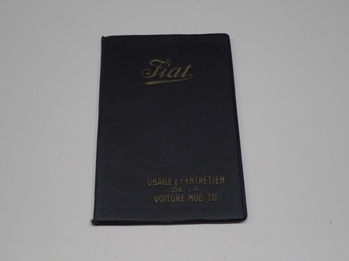 Fiat mod manuale libretto - fiat,