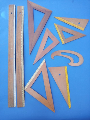 Righe squadre legno per - e,