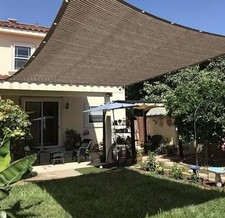 Tenda a vela QUADRATA ombreggiante telo UV  Rete parasole per esterni ombra