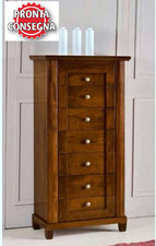 MOBILE SETTIMANALE CASSETTIERA IN LEGNO COLORE NOCE  7 CASSETTI  PRONTA CONSEGNA