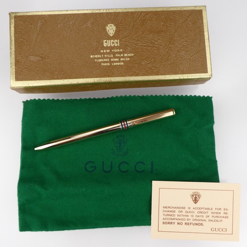 Gucci ballpoint pen - gucci, 14k