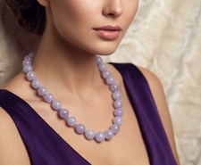 Collana con quarzo Lavanda