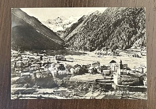 Vecchia foto cartolina - cartolina, cogne
