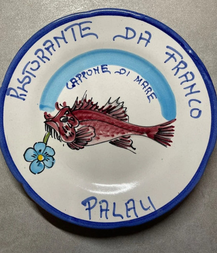 Piatto ceramica solimene - piatto,