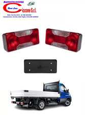 Coppia Fari Fanali Posteriori DX SX per Iveco Daily Cassonato dal 2006-2011