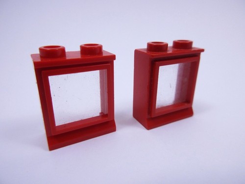 Lego train red window - red, réf