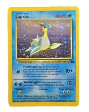 Carta Pokemon Lapras 10/62 Fossil Anno 2000 Rara HOLO Unlimited Wizards ITA