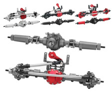 Asse dritto anteriore/posteriore in alluminio CNC per 1:10 RC cingolato assiale SCX10 II 90046 90047