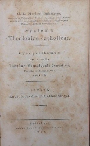Systema theologiae catholicae - systema,