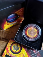1 oz argento Maple Leaf Solar