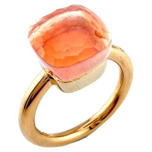 Anello pomellato nudo quarzo - anello,