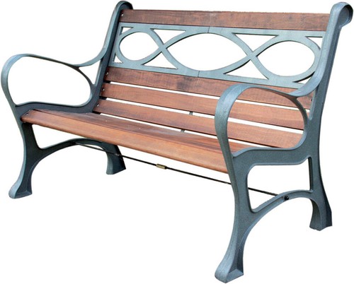 Panchina ghisa legno - panchina,