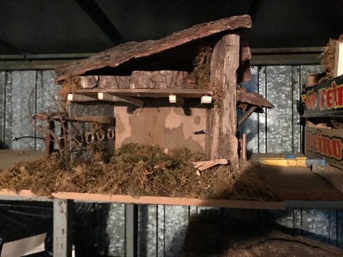 Capanna artigianale presepe - capanna,