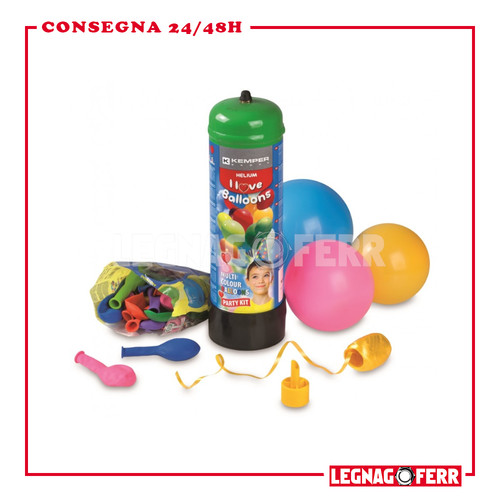 Bomboletta gas elio - di, in